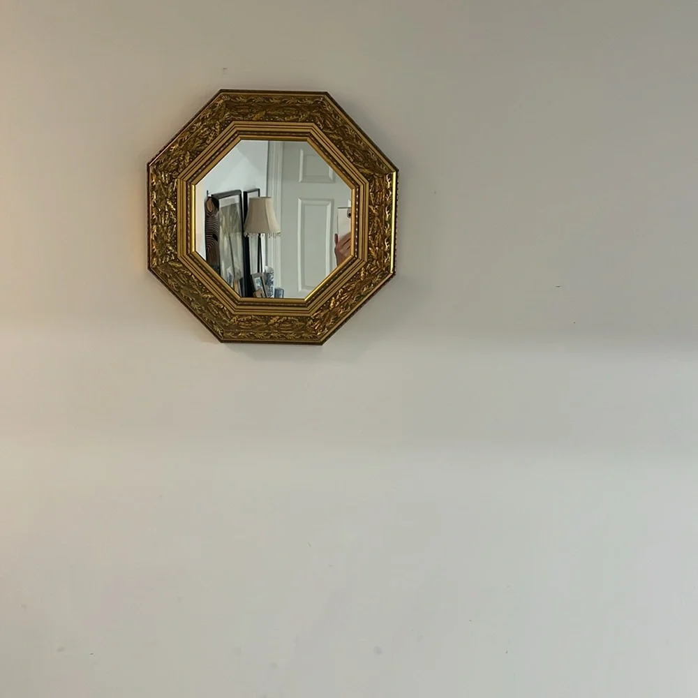 The Bombay Co. Octagon Gold Guilded Mirror